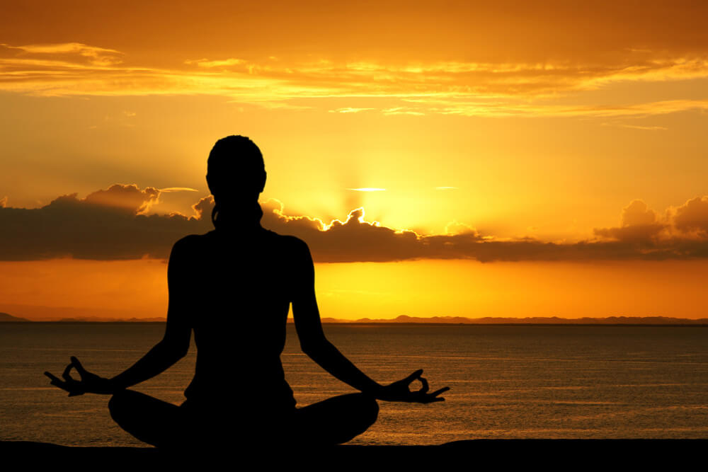 Yoga on the beach